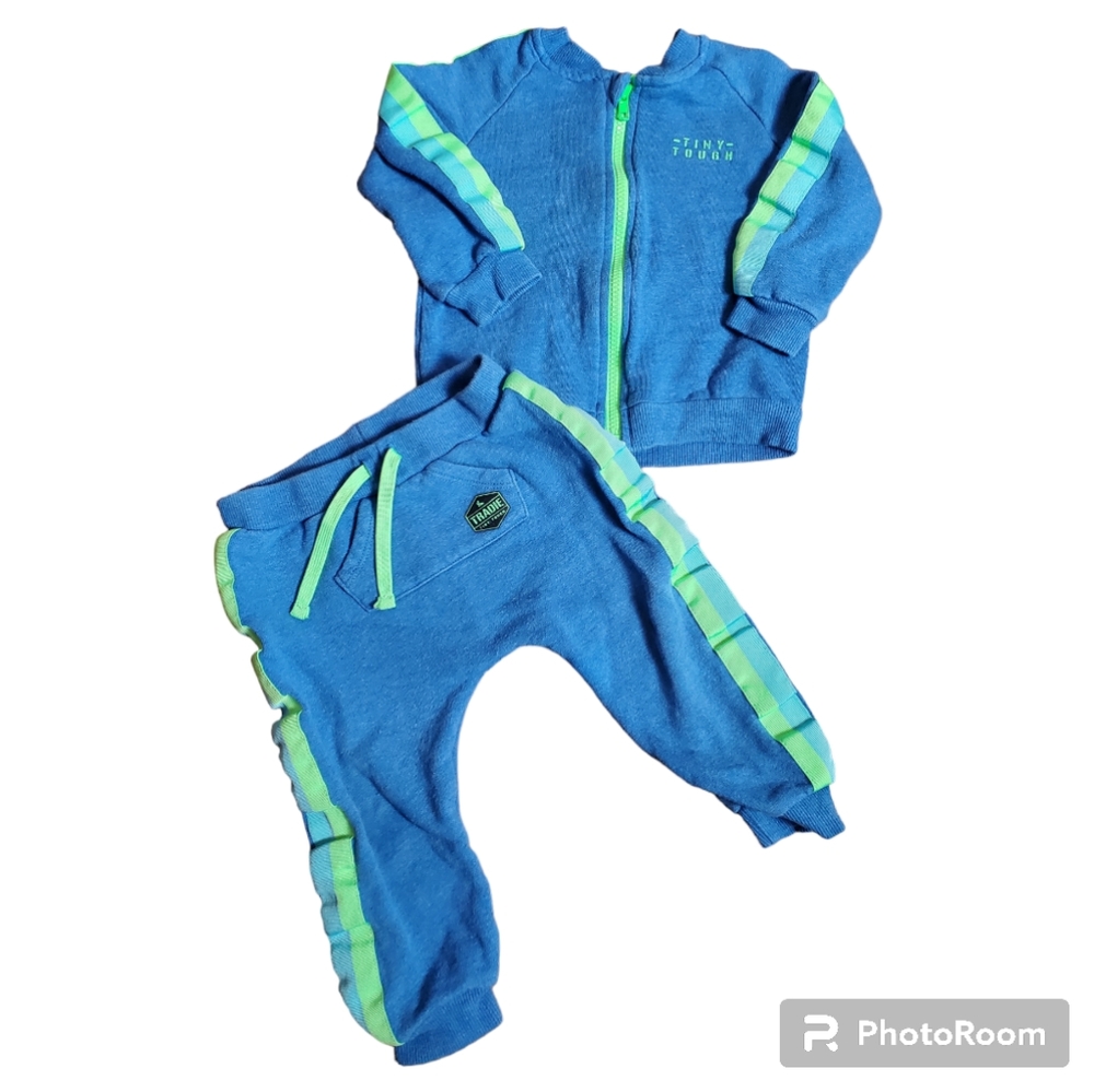Tradie Tiny Tough Sweat Suit 2T Toddler Matching Jacket & Pants